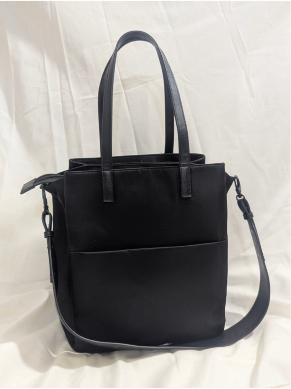 BÉIS Commuter Tote Black Nylon - Picture 6 of 11